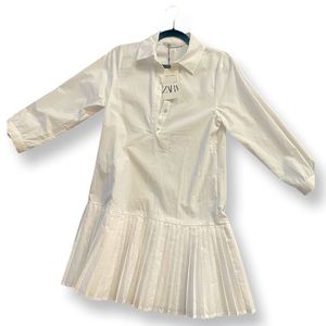 ZARA Mia White Dress - Women XS BRAND NEW